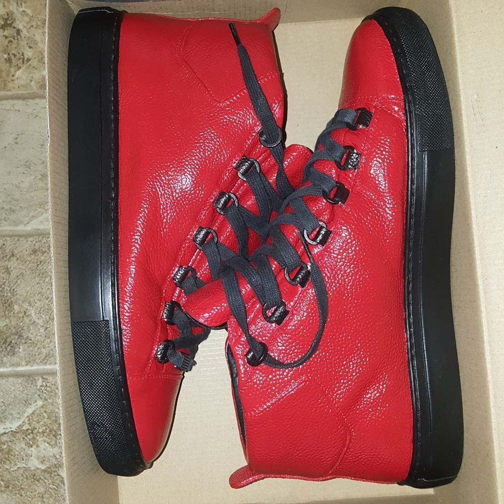 Red Balenciagas